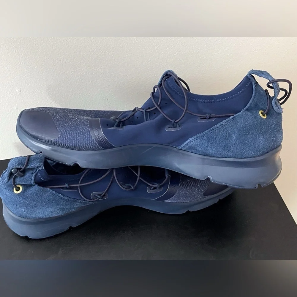 Under Armour Men's Navy Athletic Shoes suede 11.5